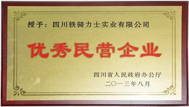 集(ji)團(tuán)榮獲“優(you)秀民(mín)營(ying)齊(qi)業”稱号